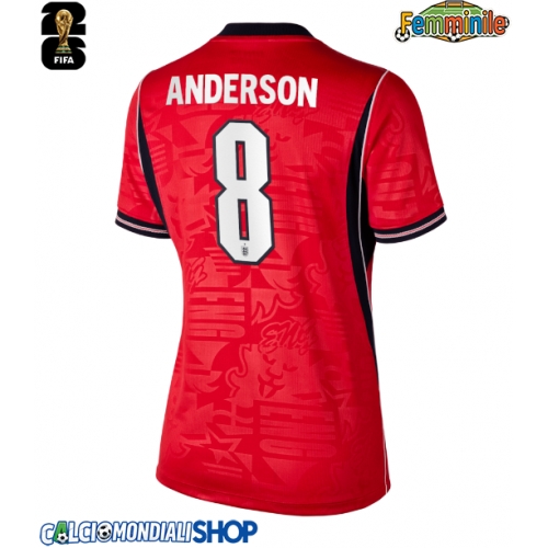 Maglie da calcio Inghilterra Elliot Anderson #8 Seconda Maglia Femminile Mondiali 2026  Manica Corta
